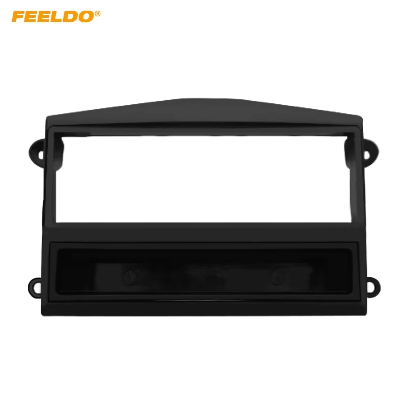 

FEELDO Car Stereo Radio Fascia Plate Panel Frame For PROTON Savvy 2006-2010 1DIN Dashboard Installation Mount Kit