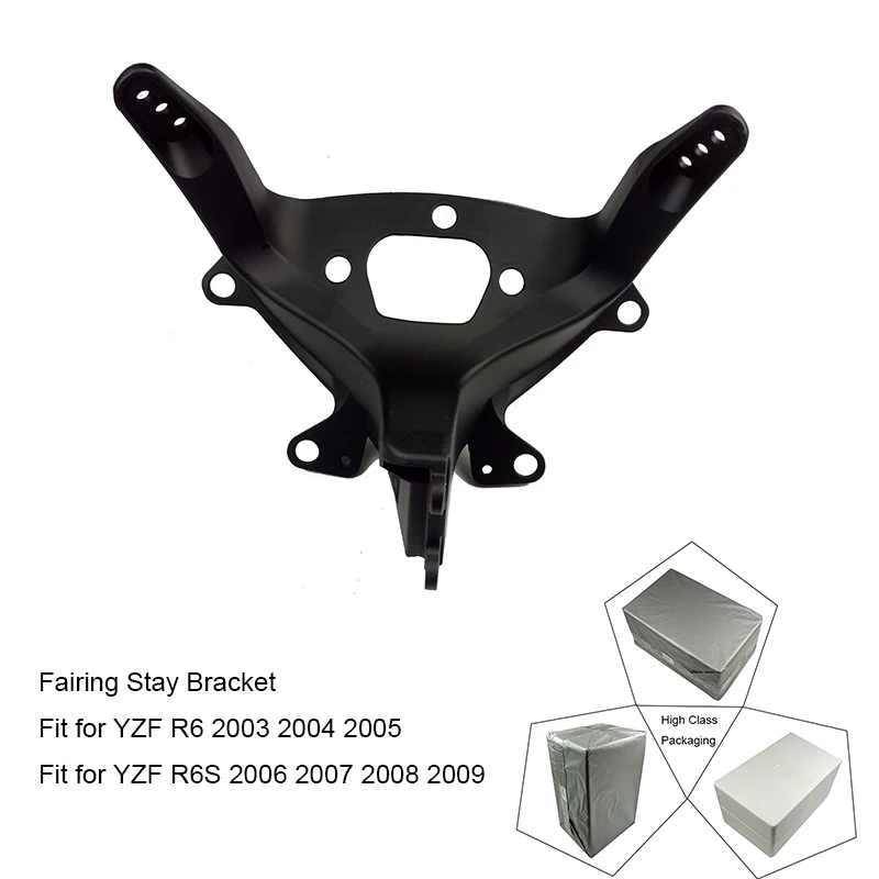 Для Yamaha YZF R6 2003 2004 2005 и R6S 2006 2007 2008 2009 мотоциклетные верхние передние фары обтекатель кронштейн Держатель
