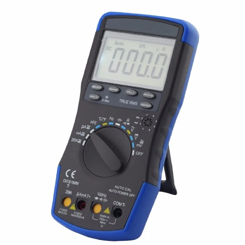 HoldPeak HP-760J ручной диапазон постоянного тока переменного тока Напряжение Ампер Цифровой мультиметр метр автомобильный двигатель Анализатор сопротивление тестер