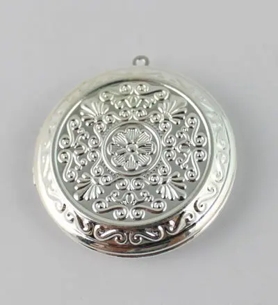 Бесплатная доставка 20 шт. серебряная табличка фотоэлемент 44 мм #20397|round locket