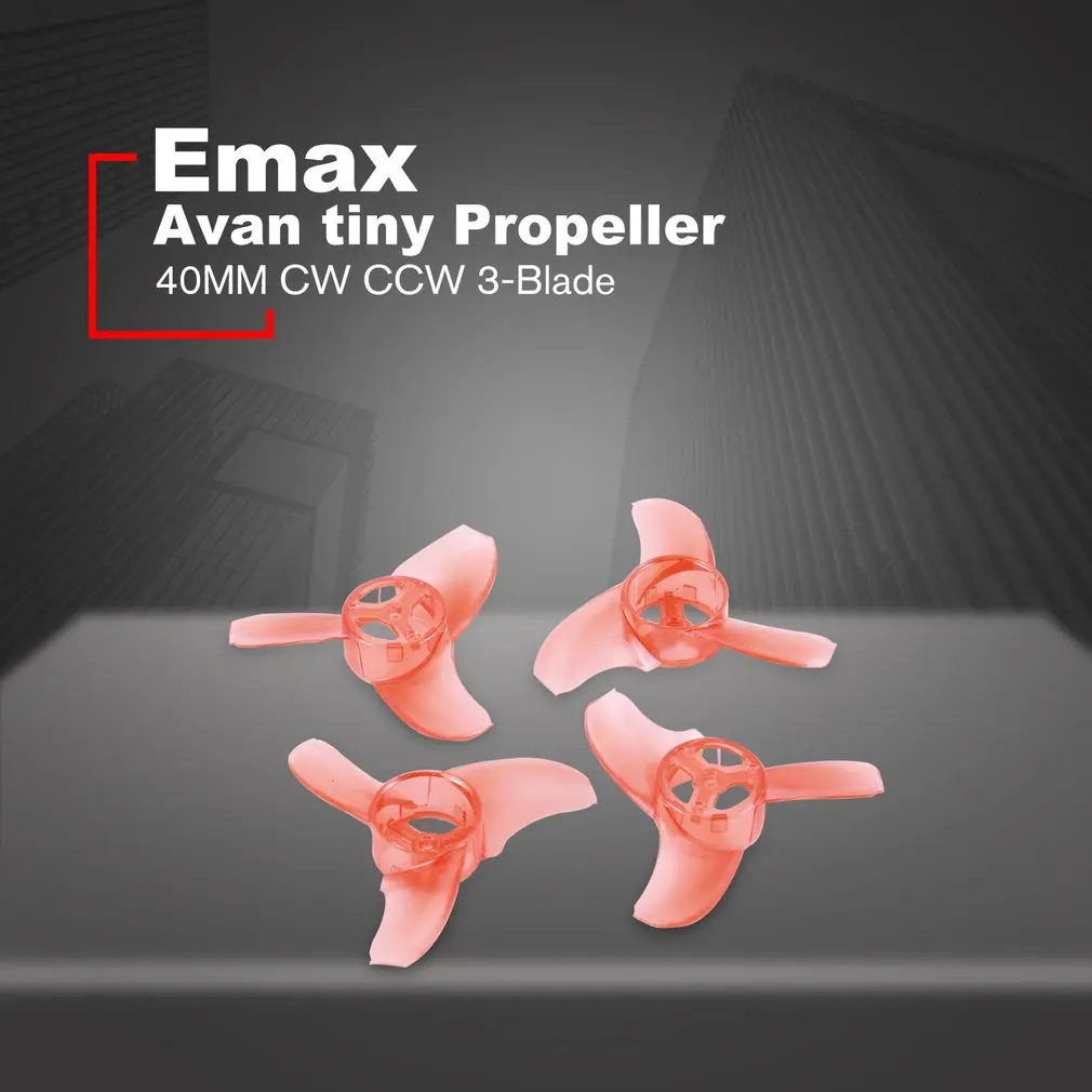 2Pairs Emax Tinyhawk Indoor FPV Racing Drone Spare Part Avan tiny 40MM CW CCW 3-Blade Propeller Tiny Whoop RC Parts | Игрушки и хобби