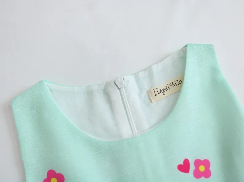 Платья для маленьких девочек детские летние модные платья с рисунком из