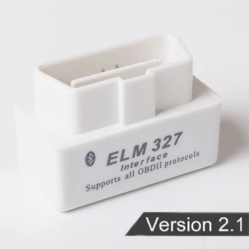 Белый Hipppcron Bluetooth MINI ELM327 V2.1 V1.5 OBD2(без диска)/OBDII ELM 327 для Android Крутящий момент Автомобильный сканер кода - Цвет: Белый