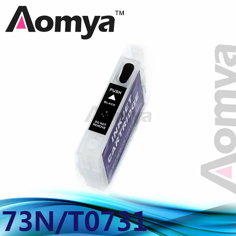 Многоразовый картридж Aomya 73N T0731 совместимый со стилусом Epson