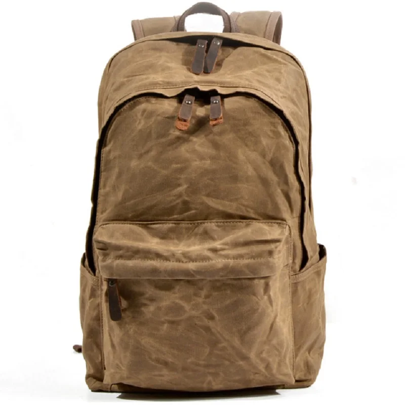 

M247 New Designer Waterproof Canvas Daypacks Unisex Vintage Backpacks Anti-thief Wearproof Travel Rucksacks Retro School Bags