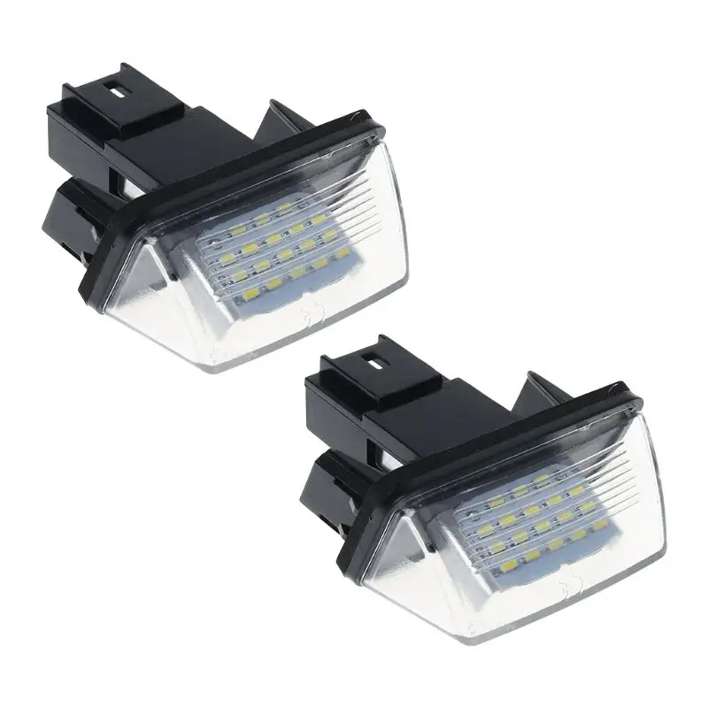 1 пара 18 светодиодных номерных знаков для Peugeot 206 207 307 308 406 Citroen C3/C4/C5/C6|Сигнальная