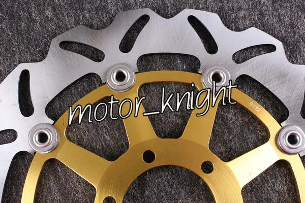 Золотые мотоциклетные тормозные роторы для Yamaha FZ750 FZS FZR 600 XJR TZ 250 TDM TRX 850 FJ1200 1990