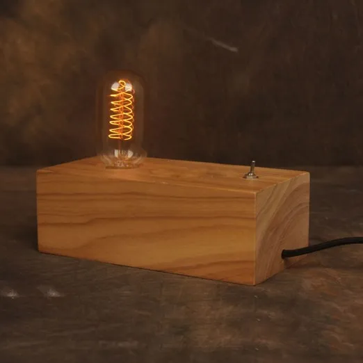 Винтажная художественная настольная лампа в американском стиле промышленные