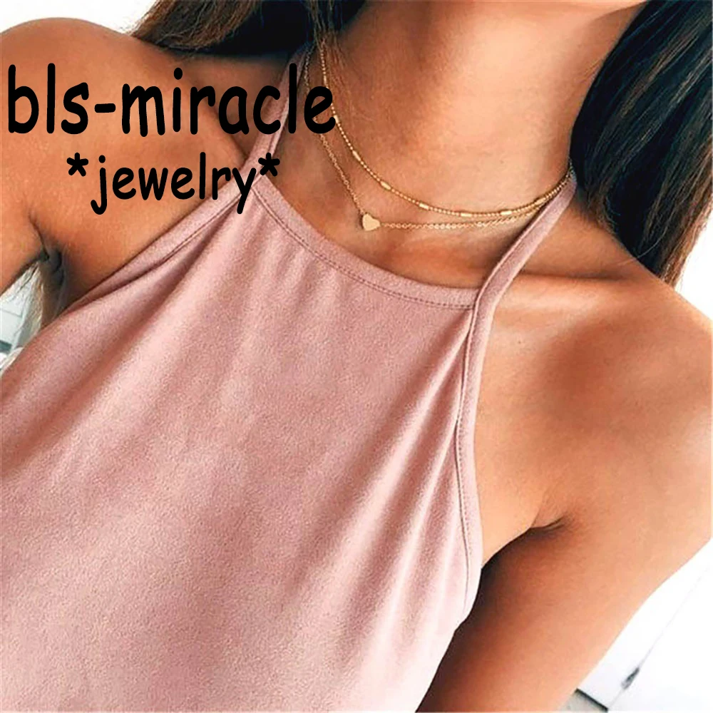 Bls miracle богемный сплав чокер в форме сердца ожерелья новая мода Очаровательное