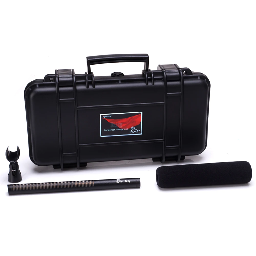 Aputure Профессиональный Камера видеокамеры Shotgun Микрофон Интервью конденсаторный