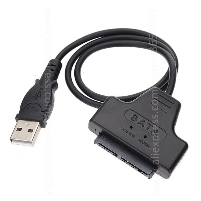 USB2.0 USB 2 0 к Micro SATA 7 + 9 16 P 1 8 &quotSSD жесткий диск адаптер для жесткого диска кабель 50 см