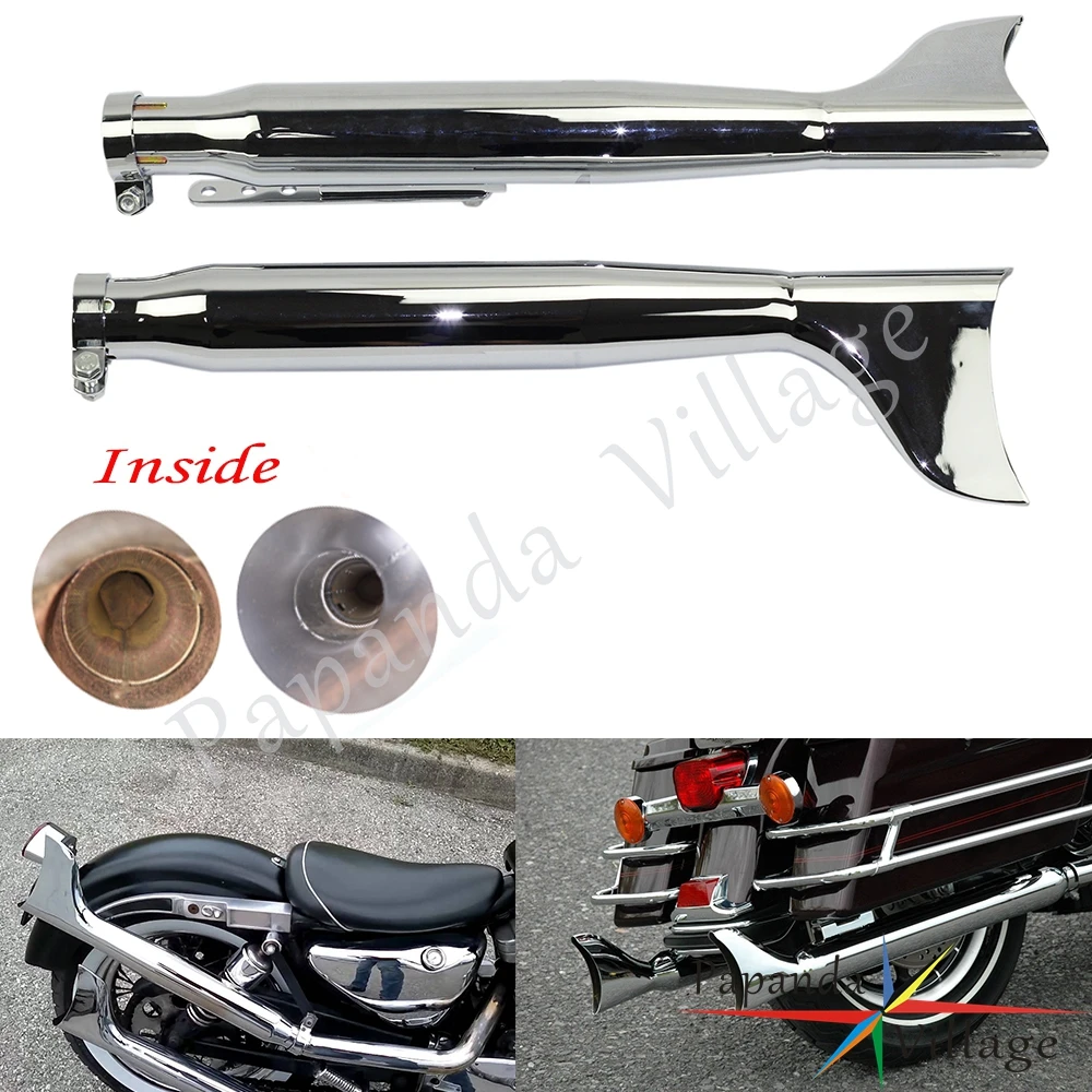 

2 шт., выхлопной глушитель для мотоцикла Harley Softail Road King