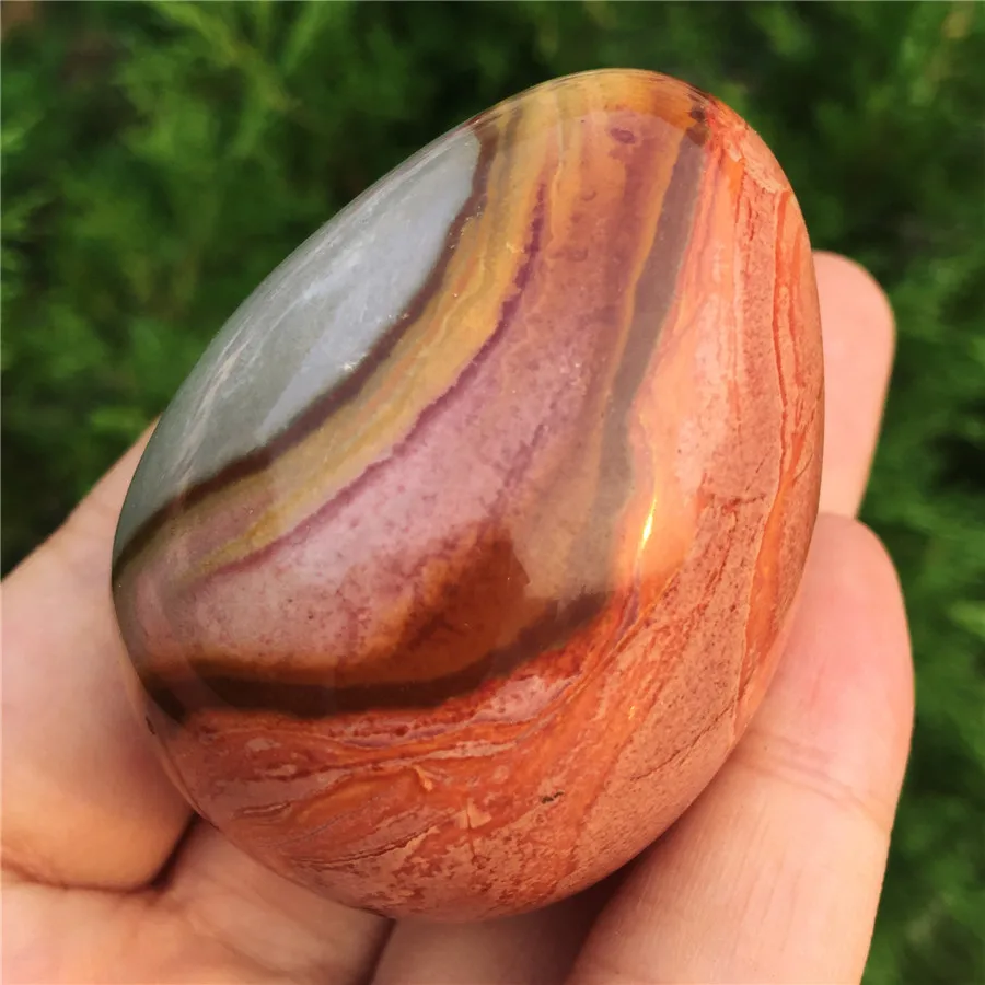 Натуральный морской камень хрустальный рейки пальмовое яйцо массажное
