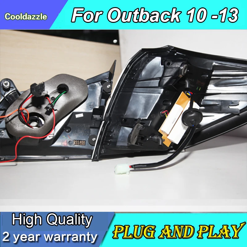 2010 2011 2012 2013 год для Subaru Outback Светодиодная лента задние фонари черный цвет