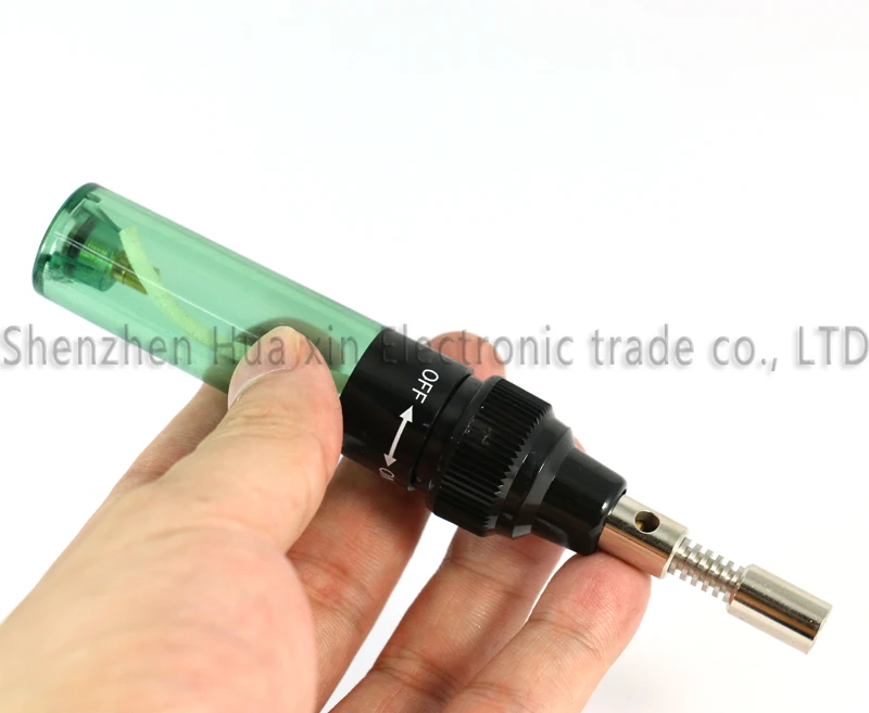 Бесплатная доставка пористый пламени бутан газовый паяльник Комплект фонарь