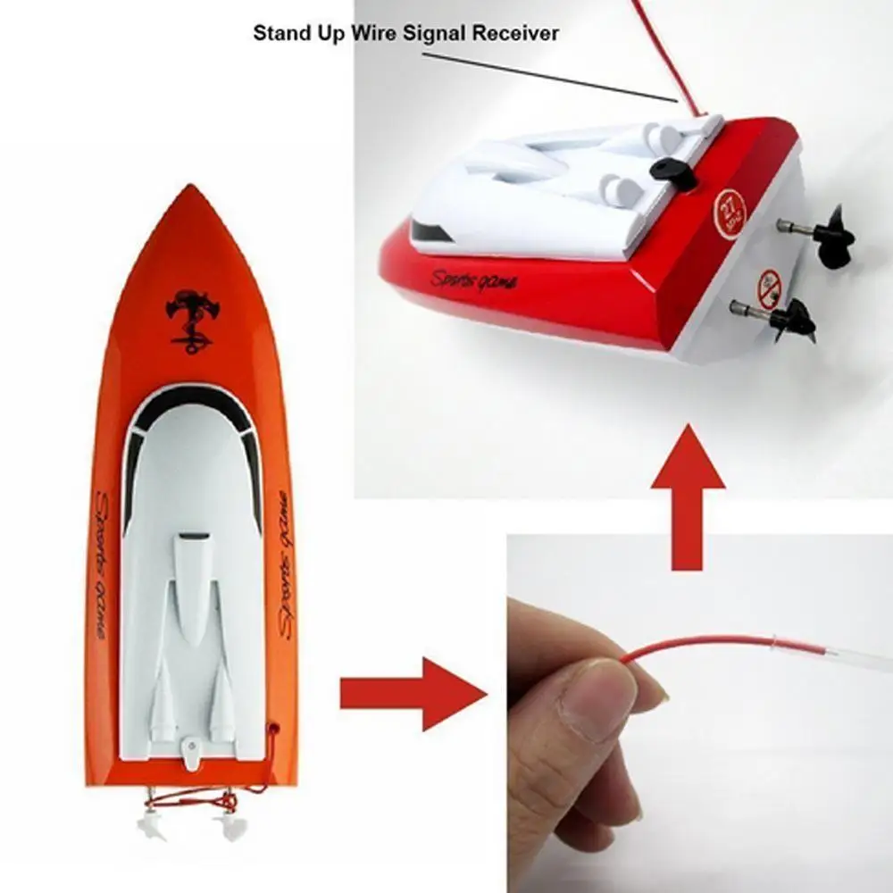 RC Speed Boat 2.4GHZ 30km/h 4 Channel Remote Control Racing Toys For Children | Boats