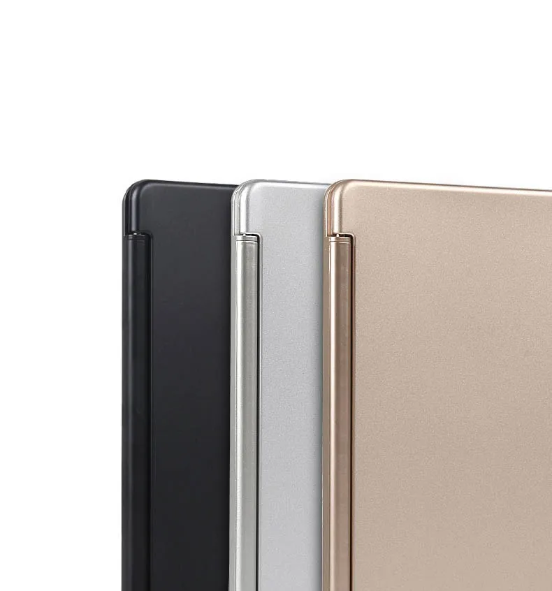 Witsp@ d роскошный Bluetooth чехол для клавиатуры для iPad Air 2, беспроводная клавиатура для нового iPad, светодиодный подсветка+ алюминиевый корпус