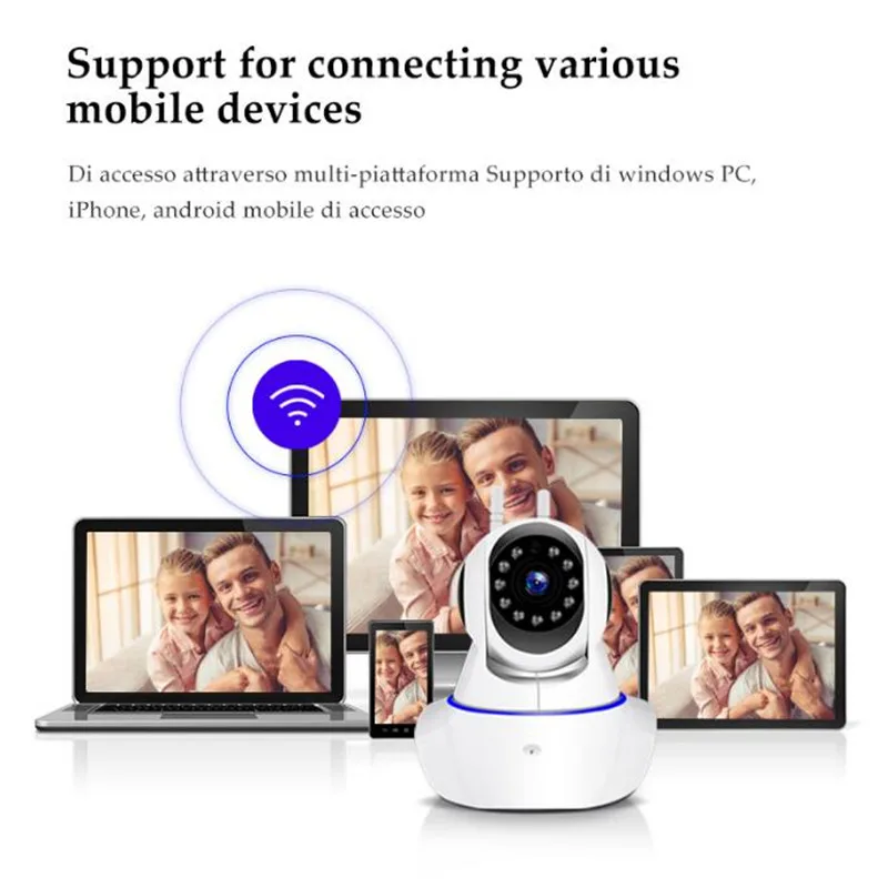 Беспроводная домашняя IP камера PLYMOTON HD 960P инфракрасное ночное видение
