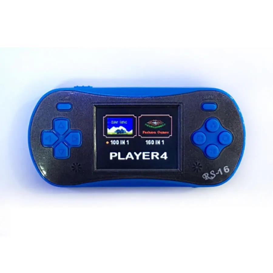 Blue 2,5 дюмовая игровая консоль ЖК-экран цветной дисплей 260 классические игры портативный детский портативный игровой плеер - Цвет: Blue