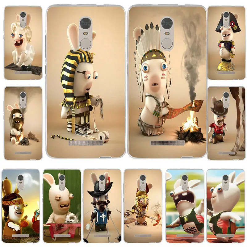 Милый Rayman Raving Rabbids тонкий мягкий ТПУ чехол для телефона Xiaomi Redmi Mi Note 4X 2 3 3S 4A 5 6 5S 5X 5A