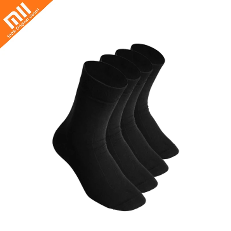 4 шт./компл. xiaomi 365 одежда сезон весна-лето зимняя одежда джентльмена Носки черный антибактериальные пре-запаха, капиллярами для отвода влаги носки