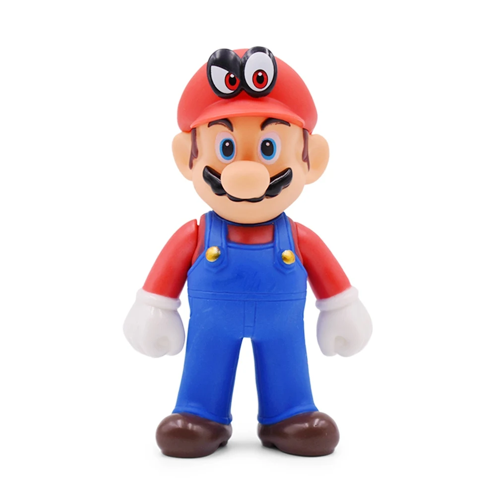 8-15 см Фигурки "Супер Марио" игрушки Mario Bros Bowser Luigi Koopa Yoshi Mario Maker Odyssey ПВХ фигурка модель куклы игрушки подарок - Цвет: R