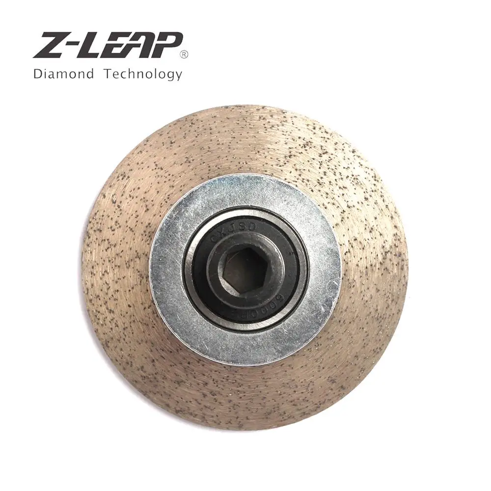 Z-LEAP 1 шт. алмазное профильное колесо E20 форма столешницы шлифовальные круги 74 мм M10 резьба для гранита Мрамор Бетон шлифовальный камень