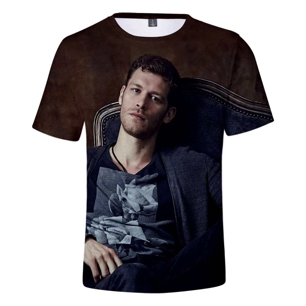 

Aikooki High Quality Niklaus Mikaelson 3D T-shirt Men/Women Harajuku Round Neck Men's T shirt Niklaus Mikaelson Short Sleeve