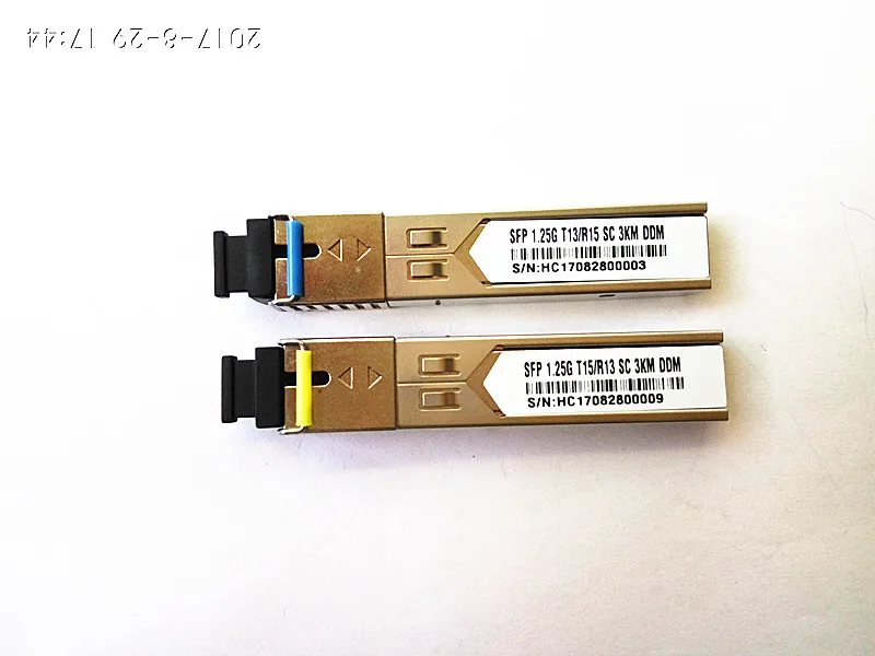5 пар SC коннектор gigabit 3 км DDM BIDI mini gbic sfp модуль 1 25G Otdr оптический tranceiver для mikrotik cisco