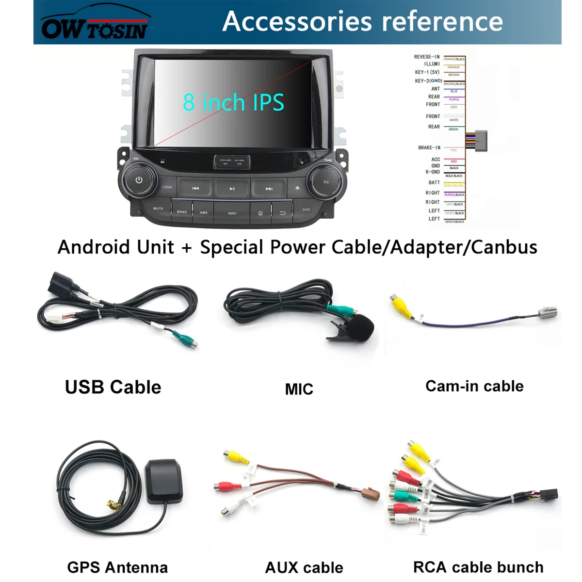Автомобильный DVD плеер 8 дюймов IPS 1280*720 ядер 4 Гб ОЗУ + 64 ПЗУ Android 9 0 для Chevrolet Malibu 2012