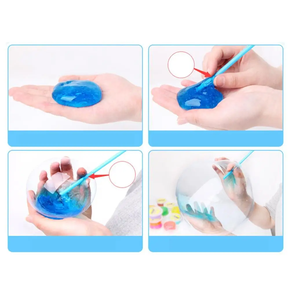 RCtown 12 шт./компл. DIY мягкий пластилин красочный Макарон Хрустальный слайм игрушки