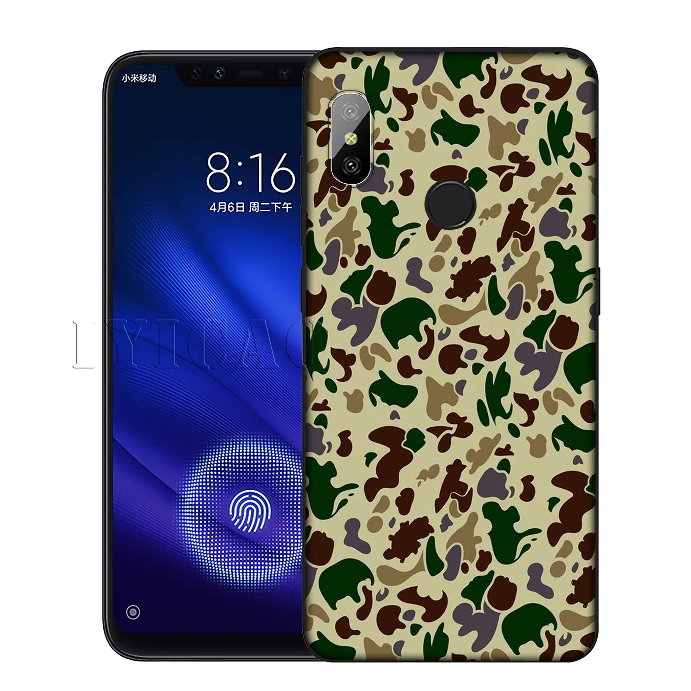 IYICAO Камуфляжный силиконовый мягкий чехол для Xiaomi Redmi 6A 5A Примечание 7 4X5 плюс 6 Pro