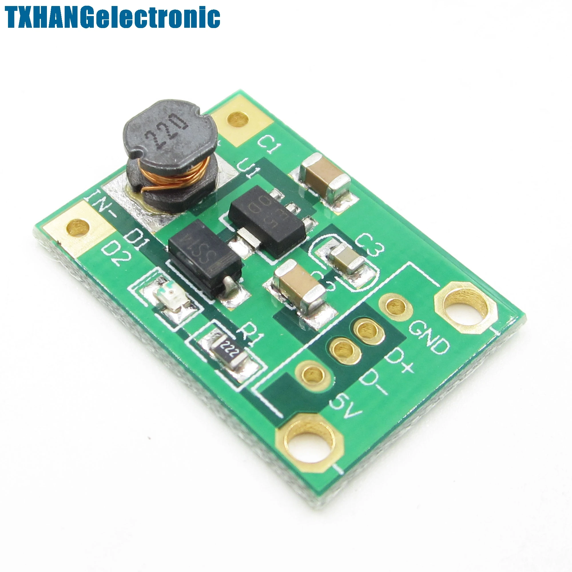 5 шт. DC повышающий преобразователь Повышающий Модуль 1 В до 500 мА силовой модуль Преобразователь