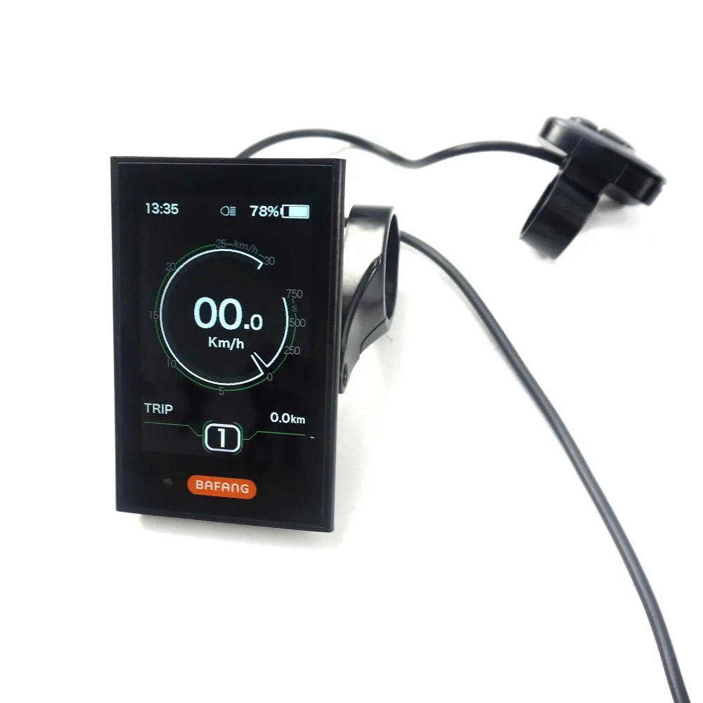 

Okfeet 8FUN BAFANG Mid Drive Motor Electrical E Bike Bicycle LCD DPC18 Display with USB Port Function