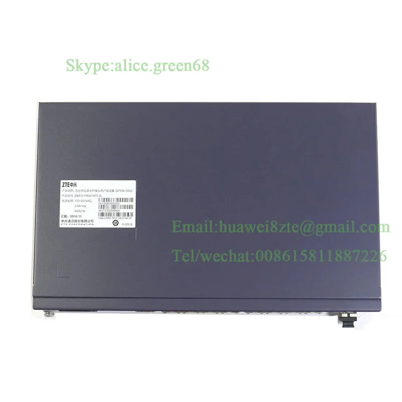 Z TE ZXA10 F804 16FE GPON ONU с 16 портами ethernet оптический сетевой терминальный