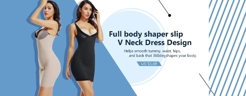 Joyshaper Fajas Modeladoras Бесшовное Корректирующее белье для всего тела без бретелек мини-платье с открытыми плечами Топ Платье Юбка для похудения
