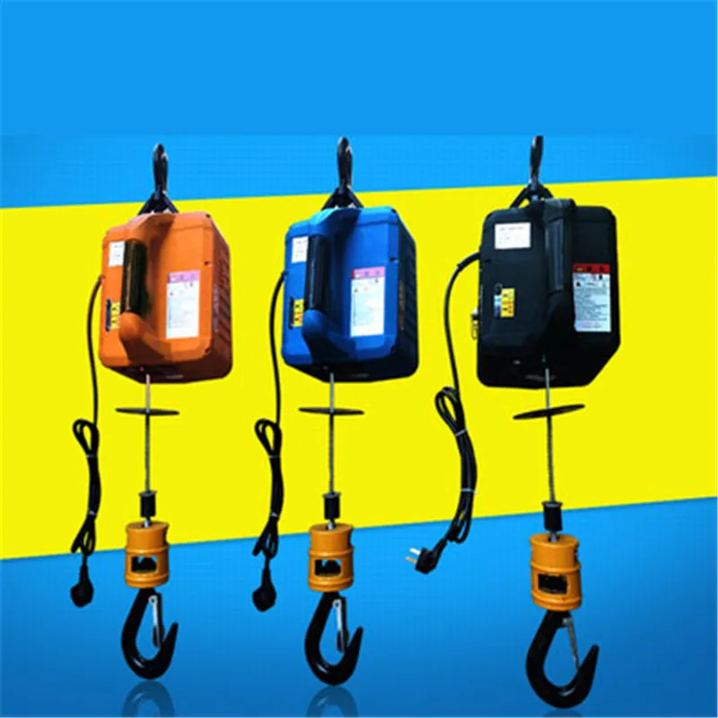 Портативная электрическая лебедка 220 кг с дистанционным управлением Тяговая