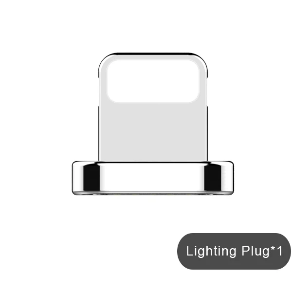 IOS plug NOHON светодиодный магнитный кабель для зарядки и синхронизации данных освещение для iPhone X 7 8 6 XS MAX Micro usb type C для samsung Xiaomi 4 зарядный шнур - Цвет: IOS plug