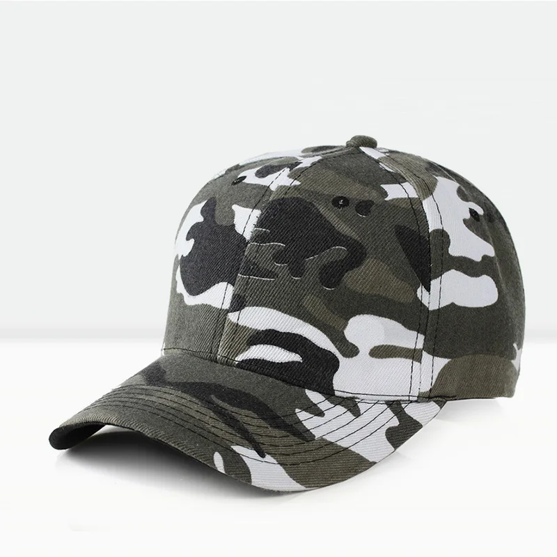Camouflage B Высококачественная камуфляжная бейсболка женская мужская шляпа шлем для папы Snapback Brim cap s Bones хип-хоп шапки Мужские Gorras Новинка - Цвет: Camouflage B