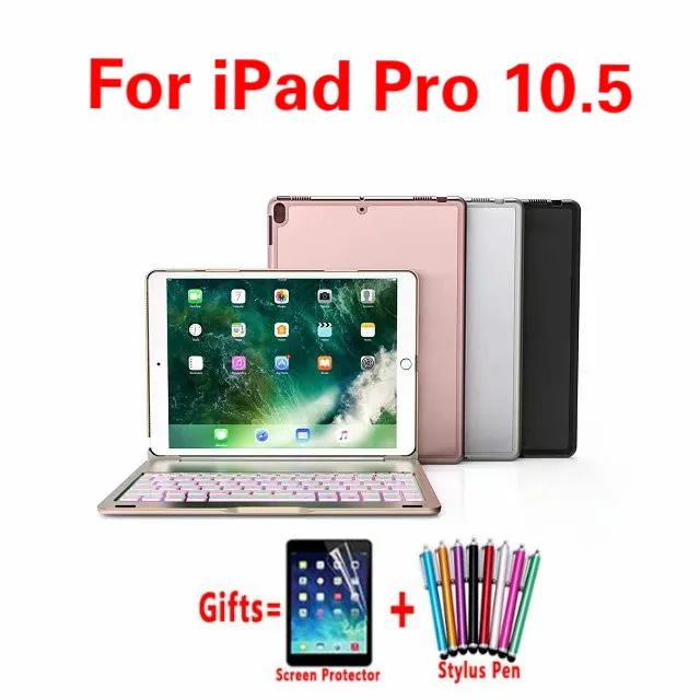 Алюминиевый Чехол для клавиатуры с подсветкой Bluetooth iPad 10 5 Pro A1701 A1709