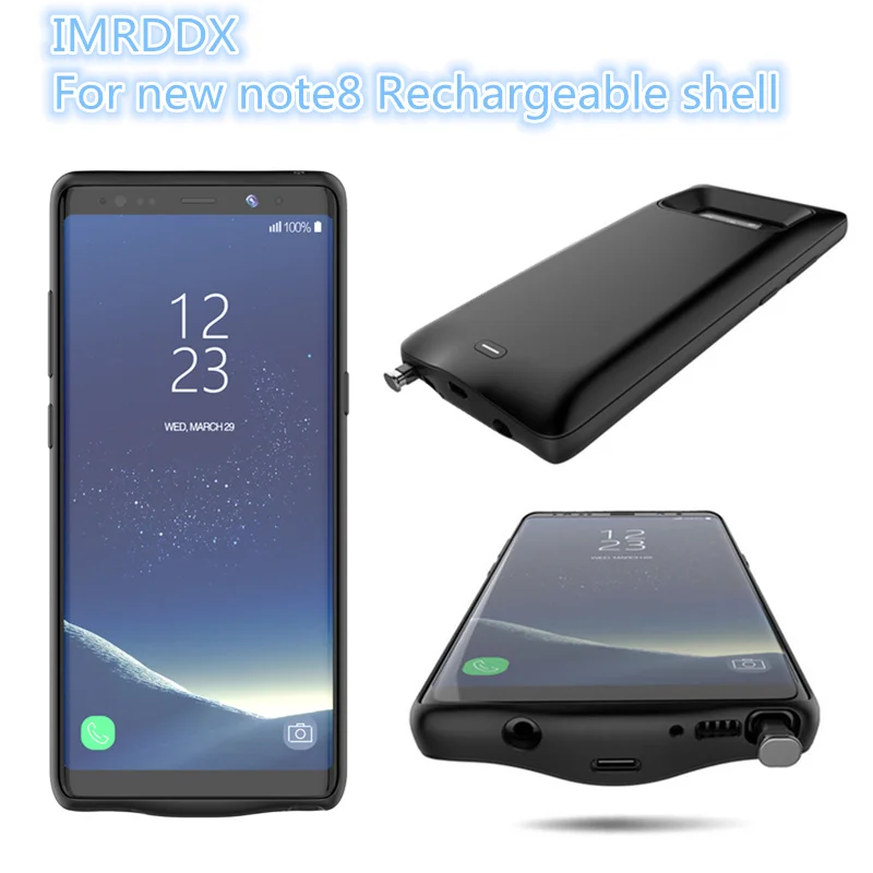 IMRDDX 5500 мАч высокой емкости для samsung Galaxy Note 8 Батарея случае Перезаряжаемые