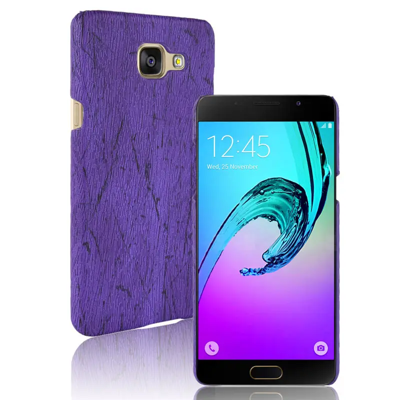 Чехол для Samsung A7 2016 A710 Жесткий из ПК с рисунком дерева + задняя крышка