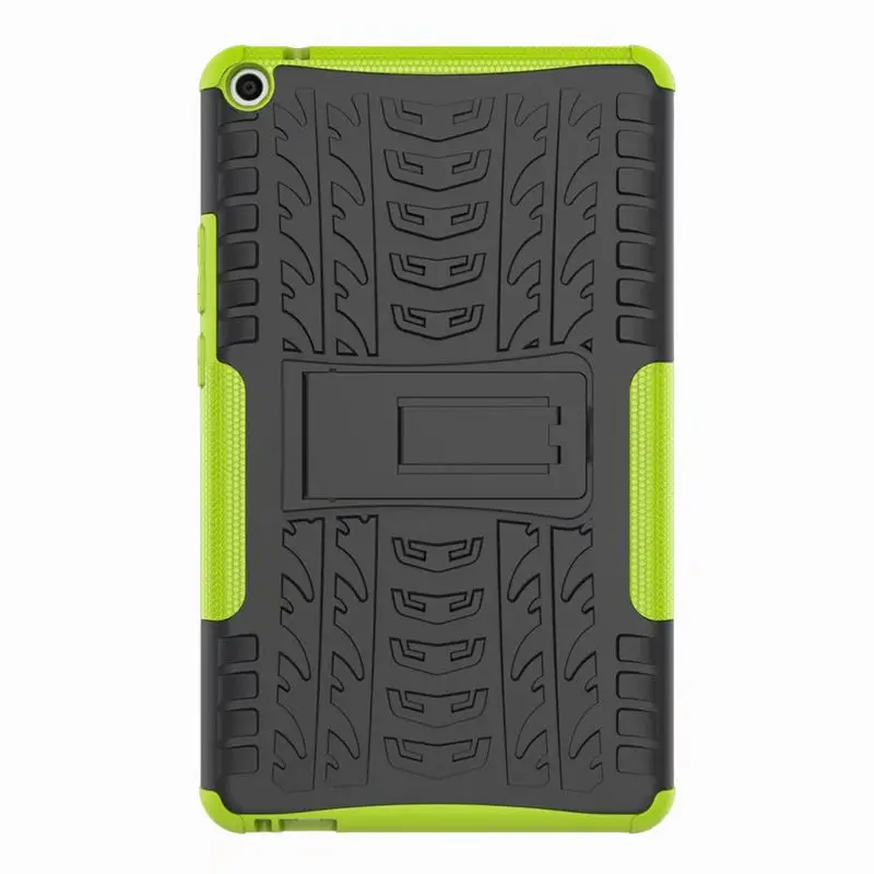 Green Чехол для huawei Mediapad T3, 8 дюймов, KOB-L09, KOB-W09, Honor Play Pad, 2, 8 дюймов, чехол, сверхпрочный, 2 в 1, гибридный, ТПУ, силиконовый, ПК, чехол - Цвет: Green