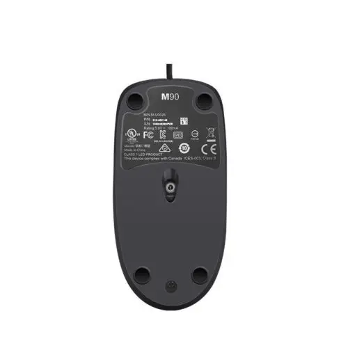 Оригинальная игровая мышь logitech M90 для ноутбука, ПК, проводная оптическая компьютерная мышь 1000 точек/дюйм