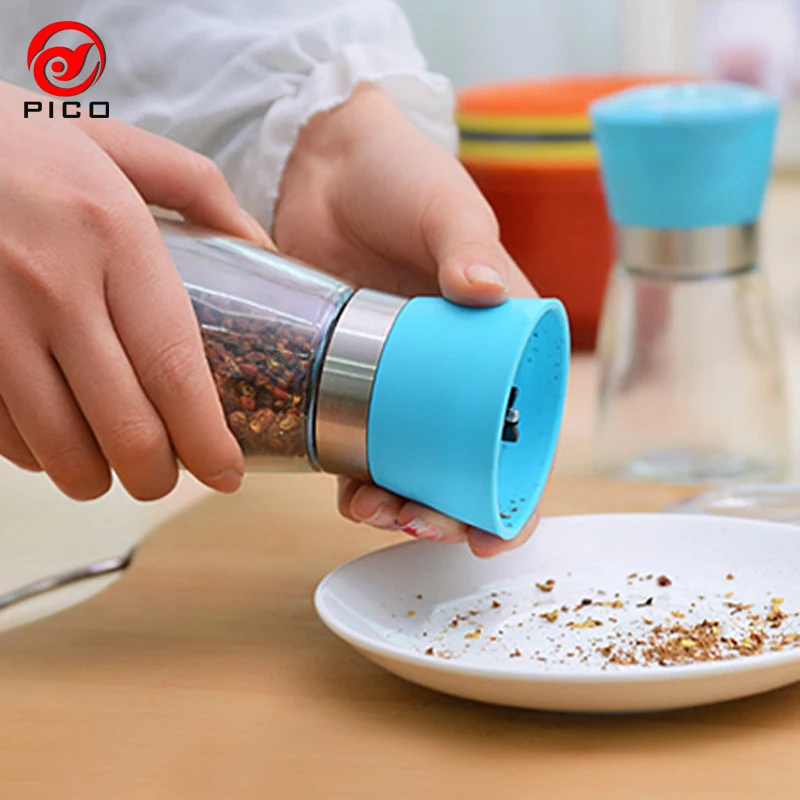 2 шт./компл. мельница для соли и перца шлифовальная машина стекло ручной специй