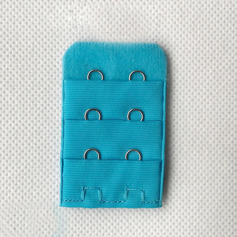 15 Turquoise Blue La MaxPa, 3 шт., бюстгальтер, удлинение пряжки, 3 ряда, 2 крючка, застежка, ремни, женский бюстгальтер, удлинитель, инструмент для шитья, аксессуары k242 - Цвет: 15 Turquoise Blue