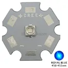 10 шт. 3 Вт Cree XPE2 XP-E2 Королевский синий 450NM - 455NM 3,1-3,5 V 350-1000mA высокой мощности Светодиодный излучатель лампы бусины на печатной плате 812141620 мм