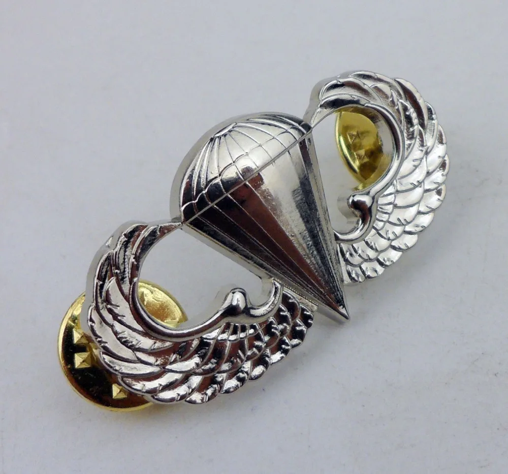 WW2 стиль армия США воздушный парашют военные скакалки значок