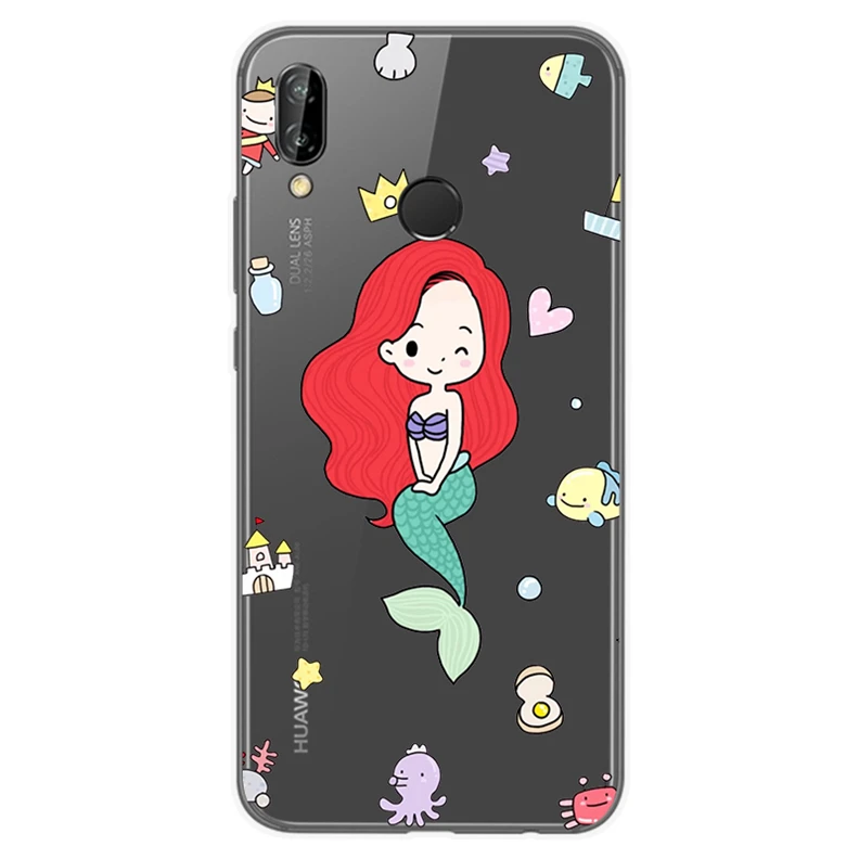 Силиконовый чехол для Huawei P20 lite 5 8 дюйма с принтом милого кота чехлы P 20 P20lite Nova 3e