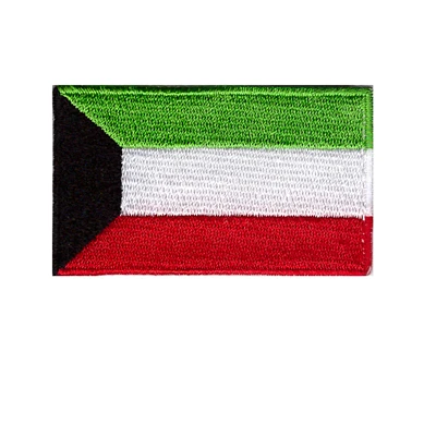 kuwait Азиатский флаг вышивка железа на патчи аппликация на одежду стикер - Цвет: kuwait